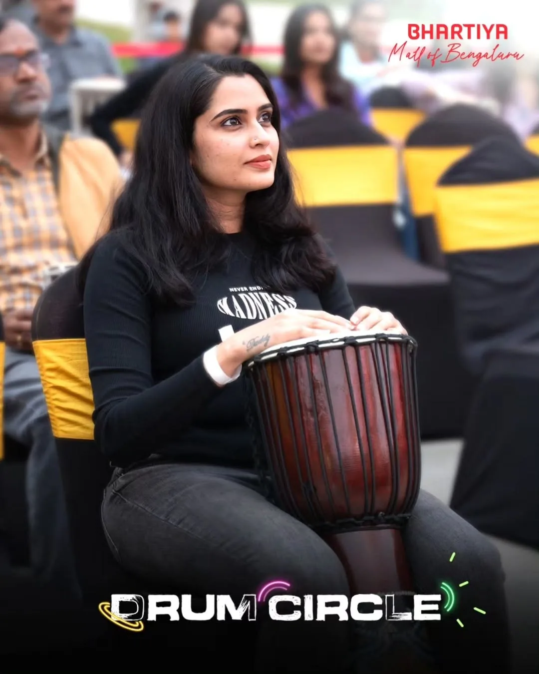 Interactive drum circle experience