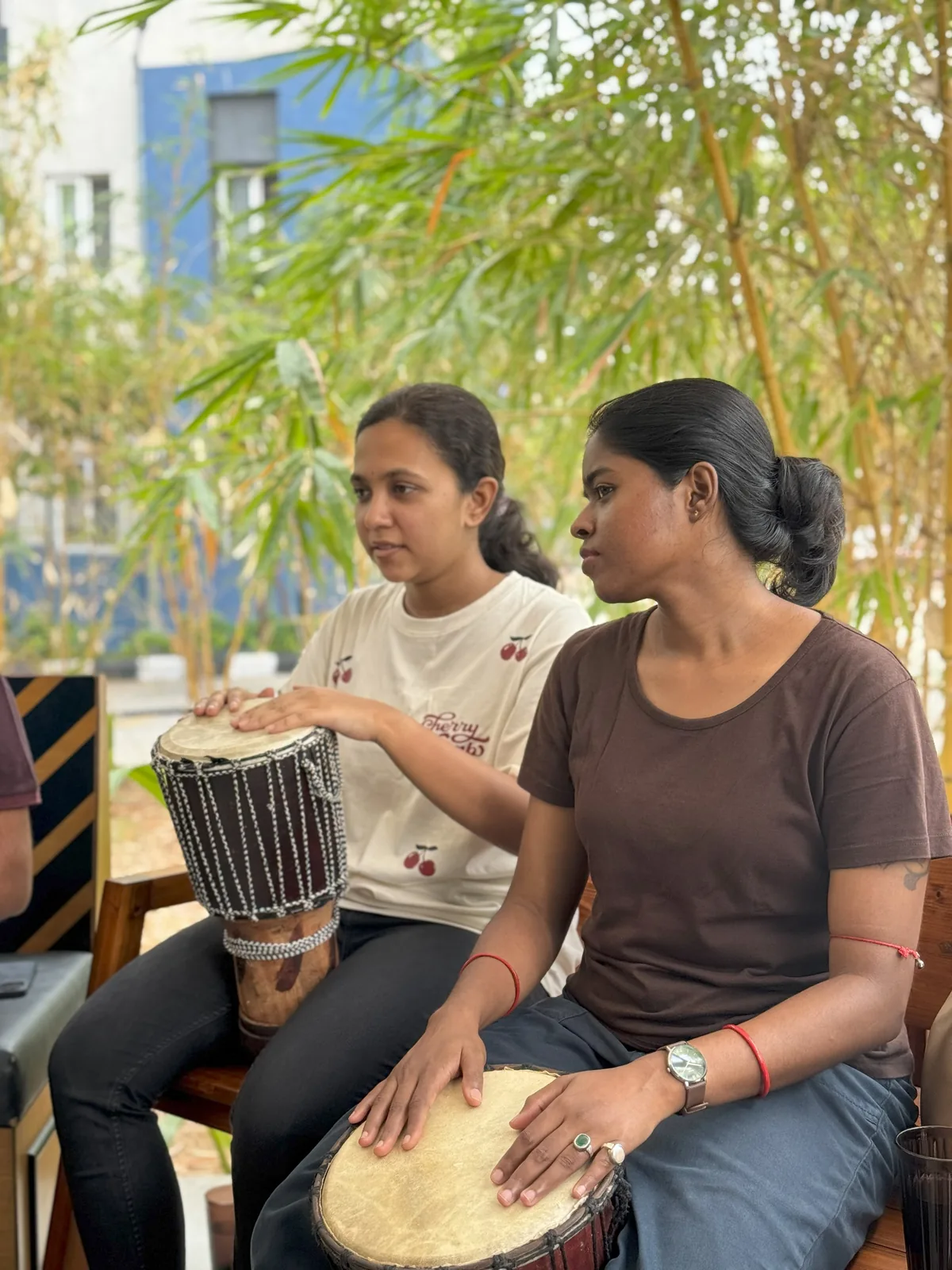 Community drum gathering rhythm circle